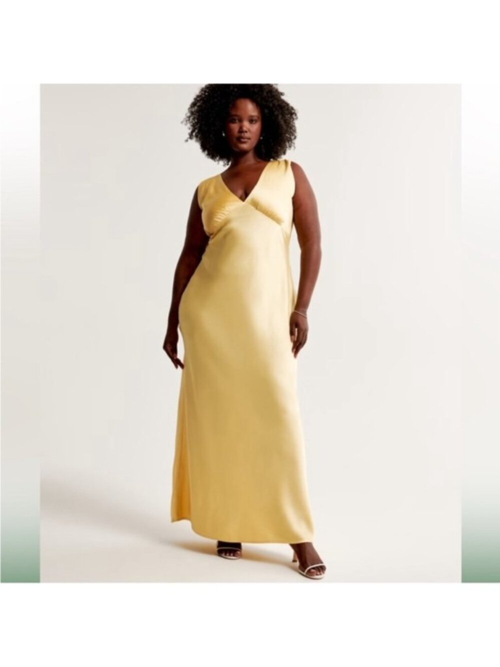 Elegant Yellow Maxi Dress